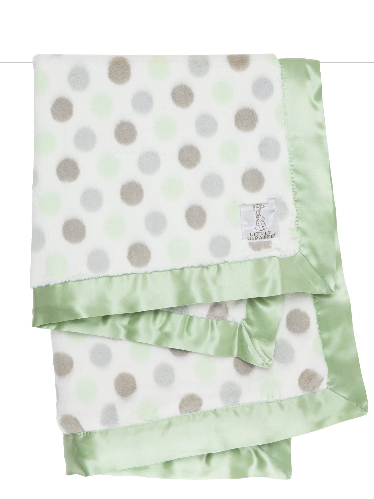 Little Giraffe Luxe Dot Baby Blanket