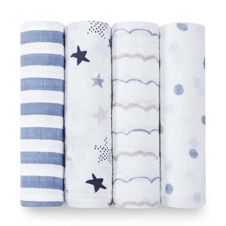 Aden & Anais 4-Pack Classic Muslin Swaddle