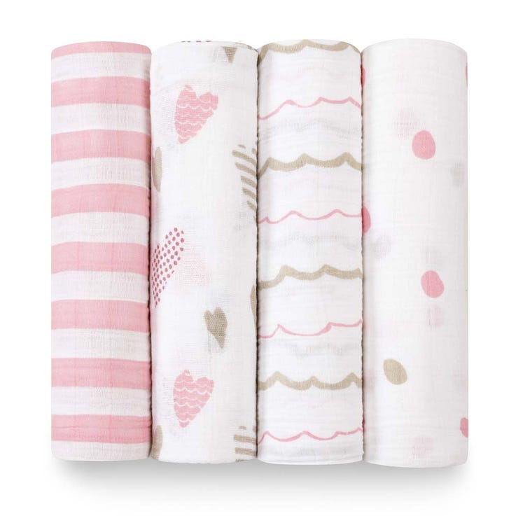 Aden & Anais 4-Pack Classic Muslin Swaddle