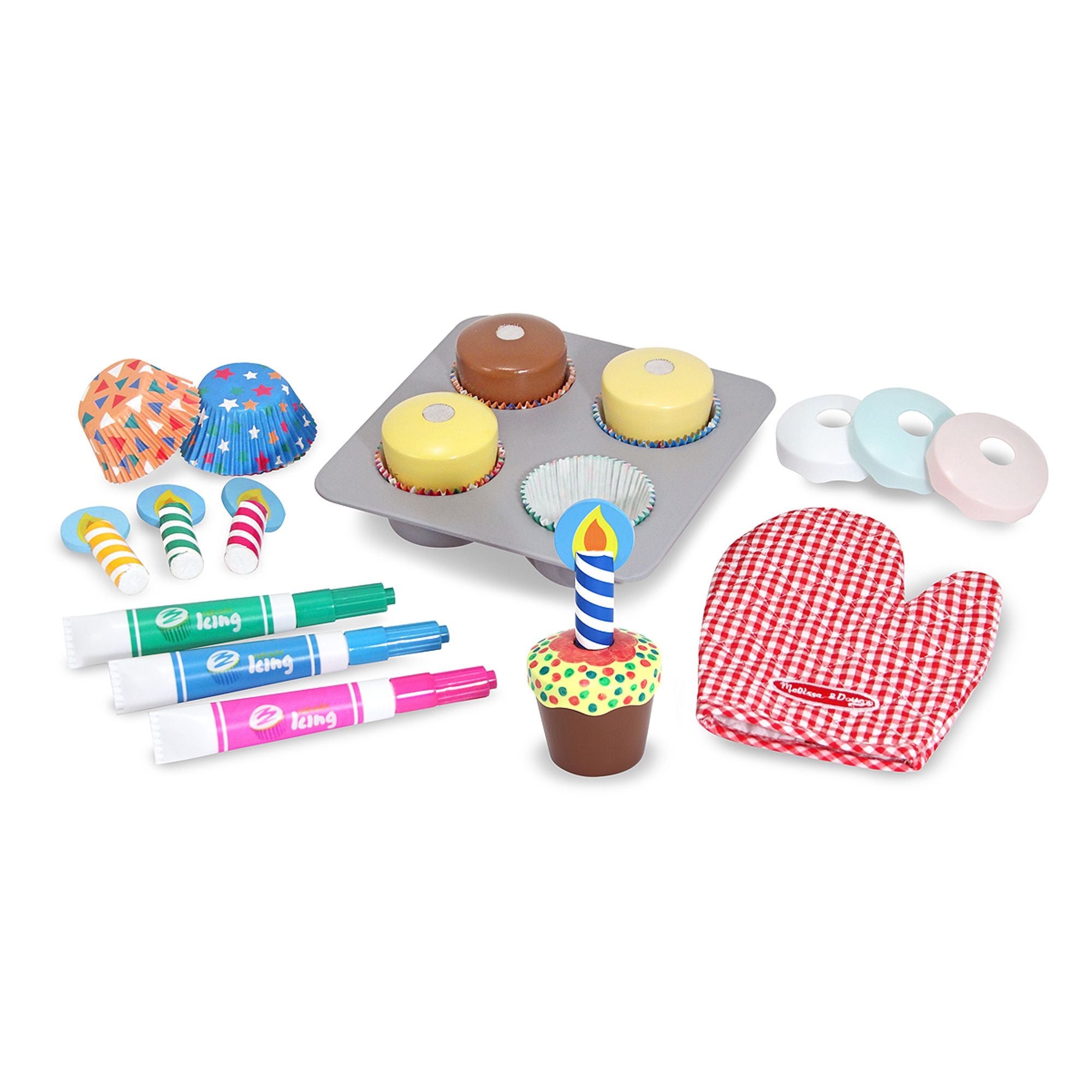 Melissa & Doug Bake and Decorate Cupcake Set