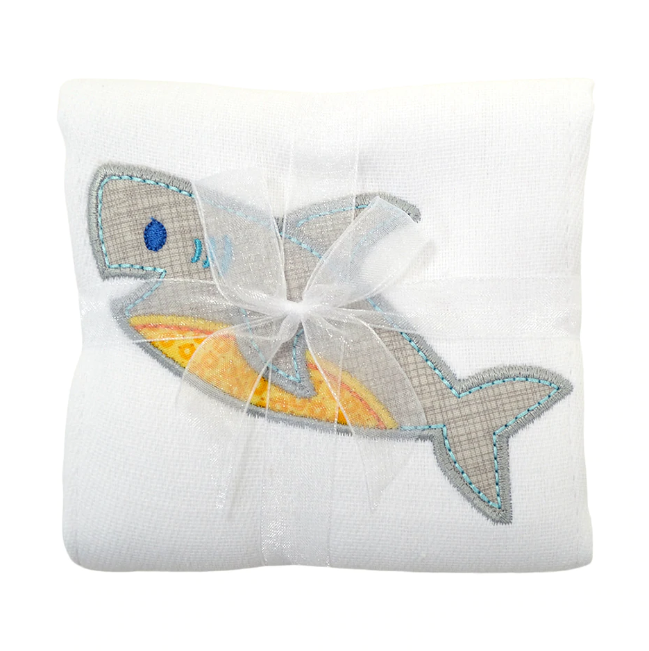 3 Marthas Applique Burp Pad