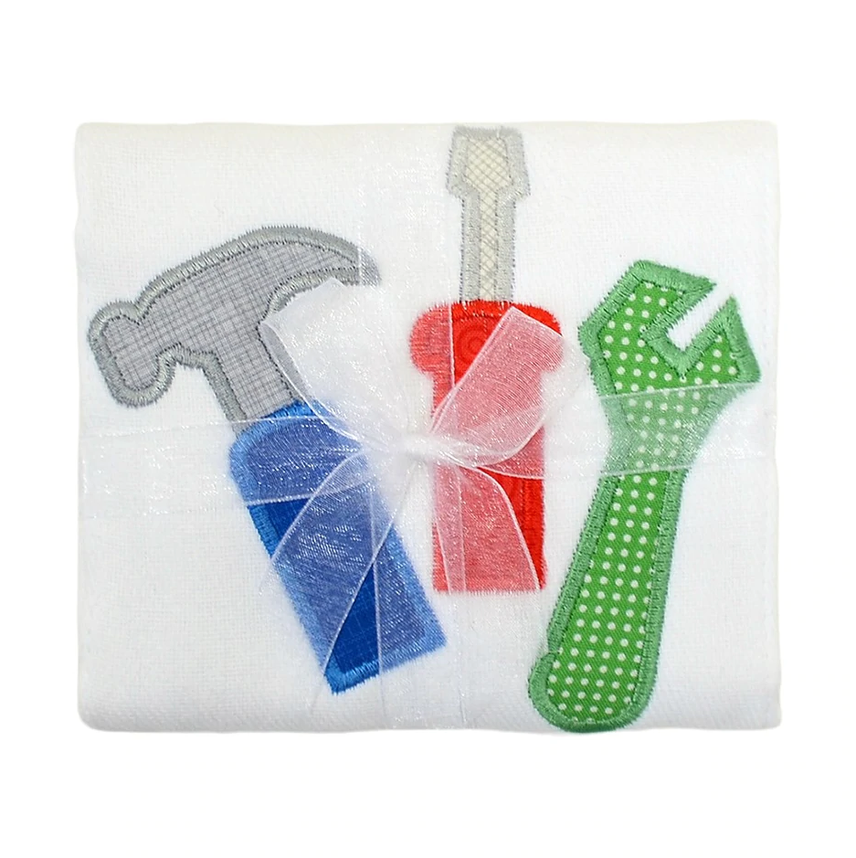 3 Marthas Applique Burp Pad
