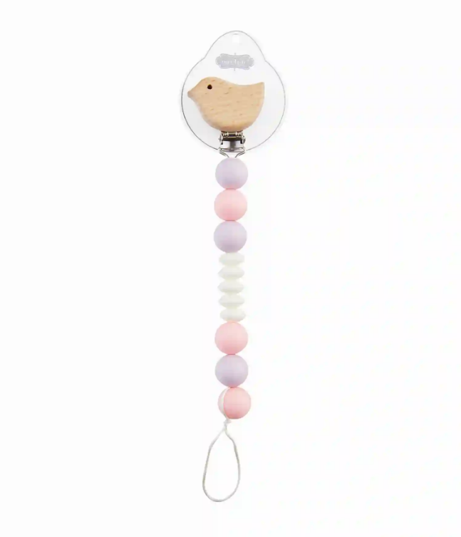 MudPie Wood and Silicone Pacy Clip