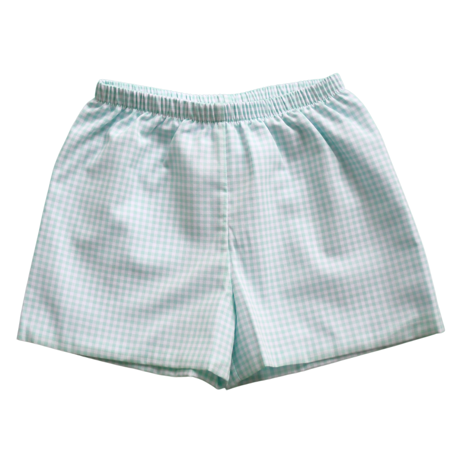Mint Magnolia Shep Shorts Madison Park Mint Gingham 5101