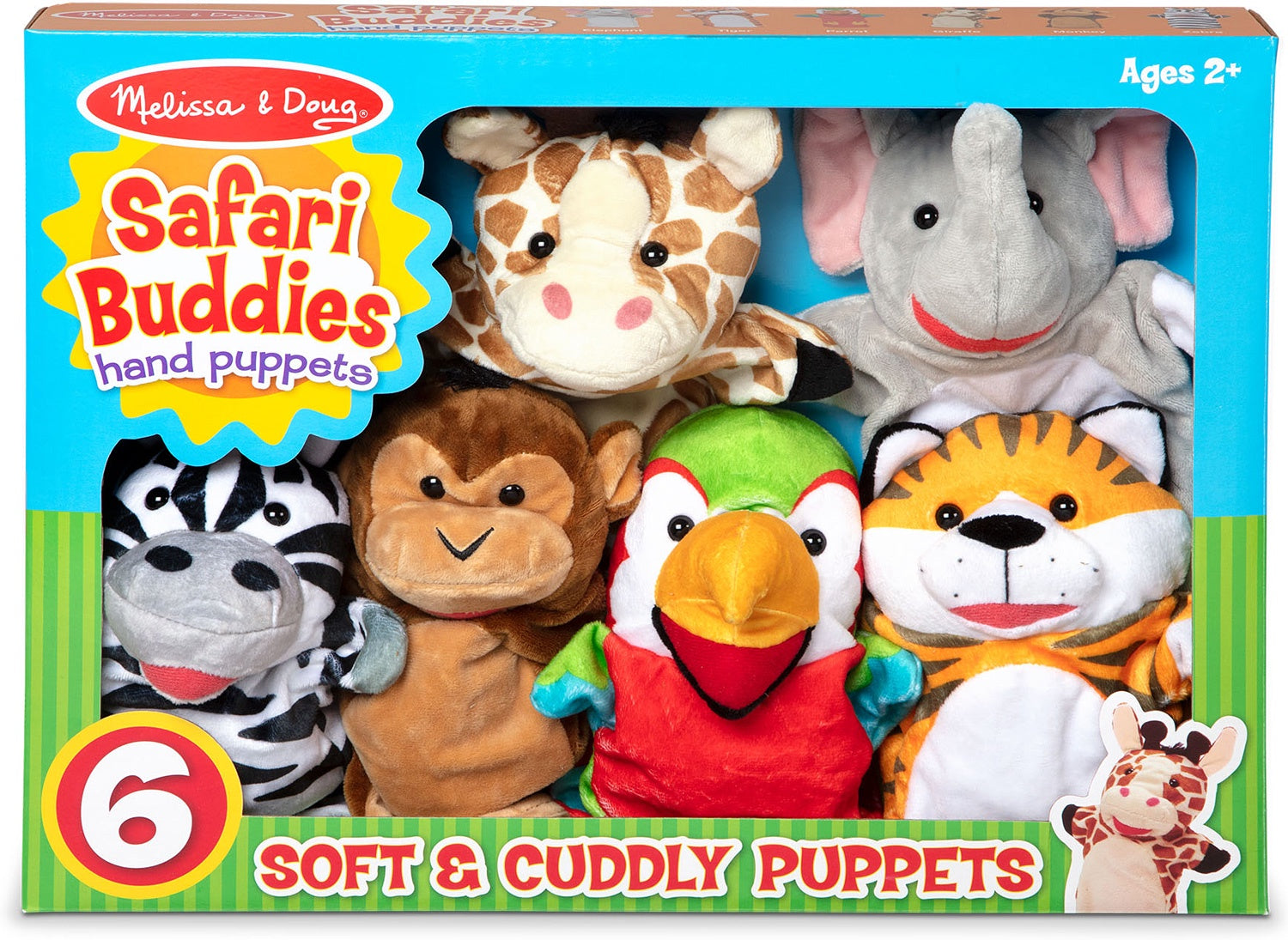 Safari Buddies Hand Puppets