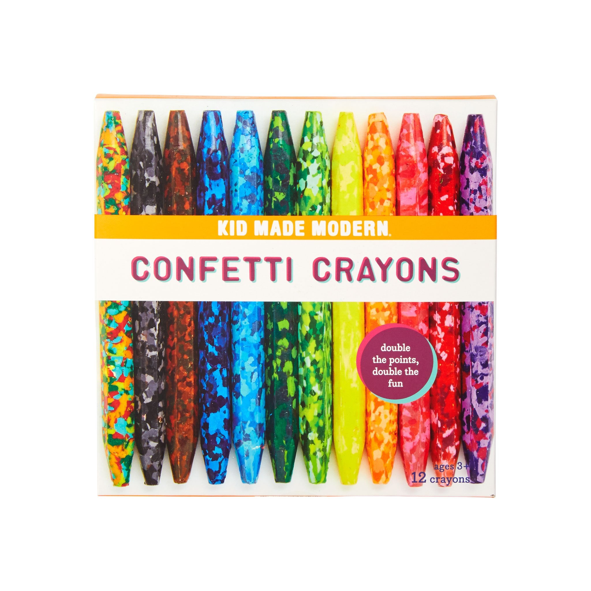 Kids Made Modern confetti crayons