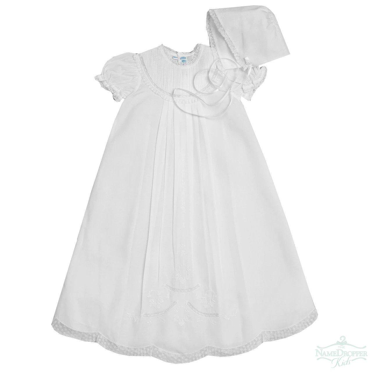 Feltman Brothers Girls Pintucked Yoke Special Occasion Set White 5916