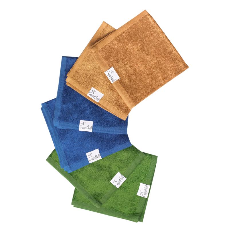 Copper Pearl 6 Pack Washcloths