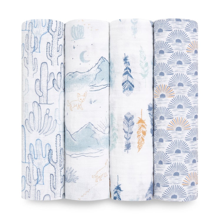 Aden & Anais 4-Pack Classic Muslin Swaddle