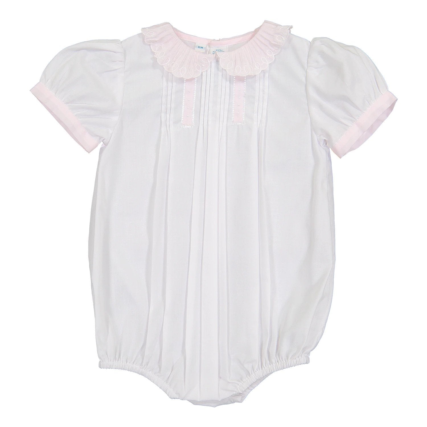 Feltman Brothers Girls Vintage Scalloped Collar Romper 706/778