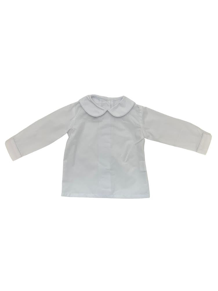 Name Dropper PL Peter Shirt White Broadcloth Round Collar5008