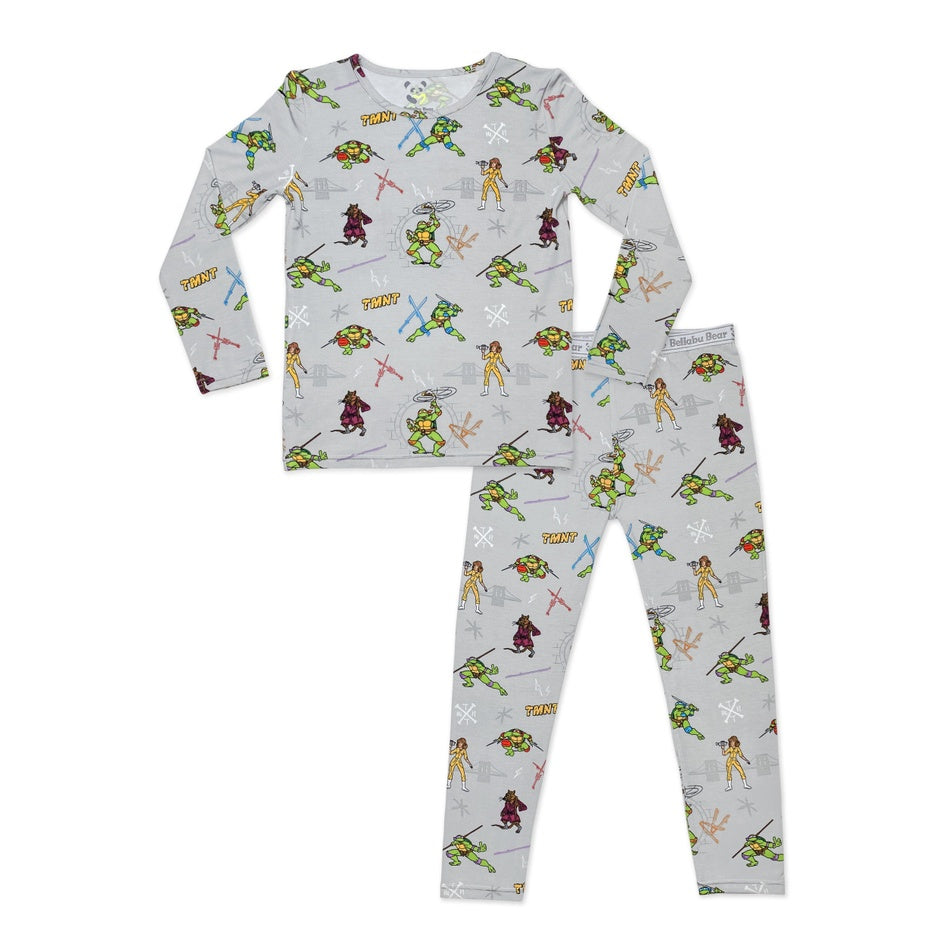 Bellabu Bear Teenage Mutant Ninja Turtles Classic Kids Bamboo Pajamas  5010