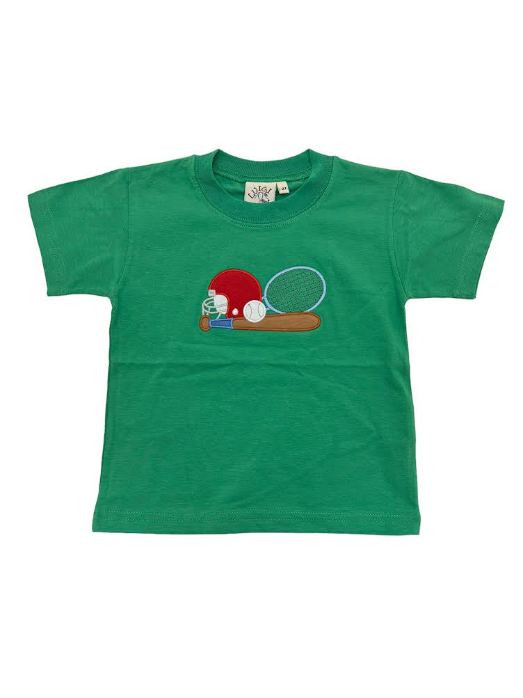 Luigi Boys S/S T-Shirt Sports Equipment Mint Green T001-M4160 5012