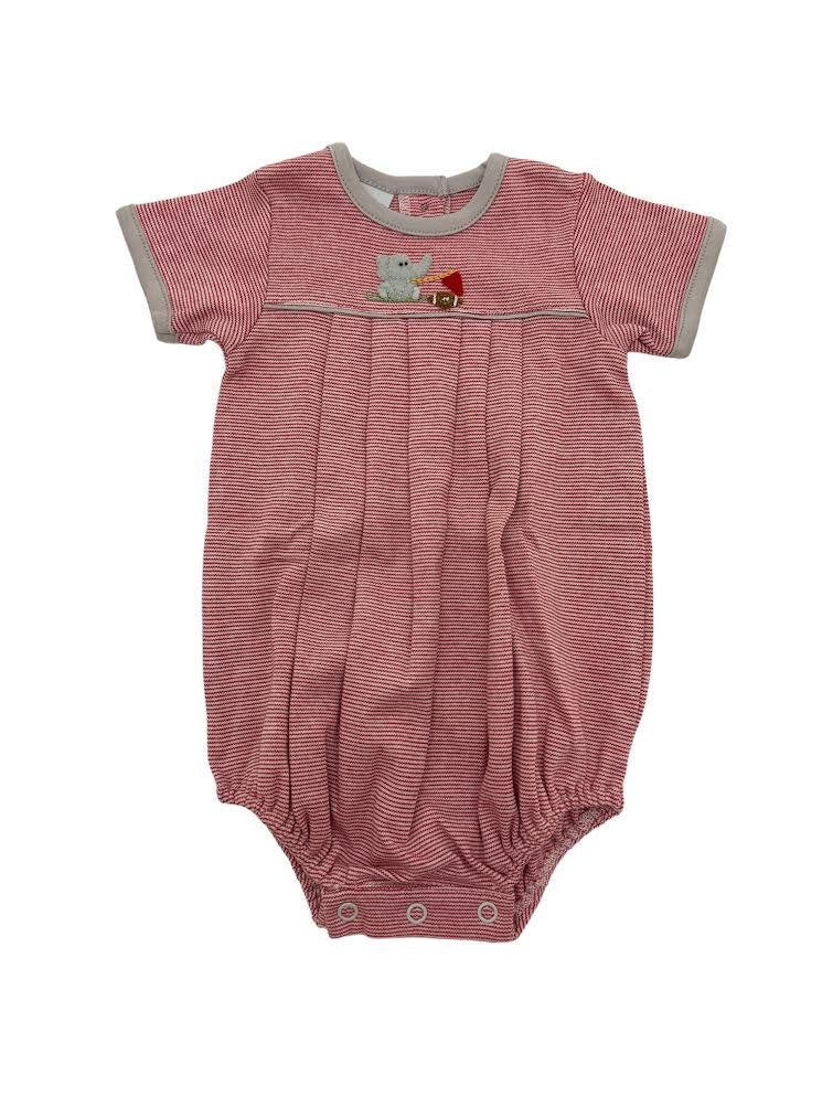 Squiggles Baby Elephant College Pleated Romper W/06 16/254C/37MS 5102