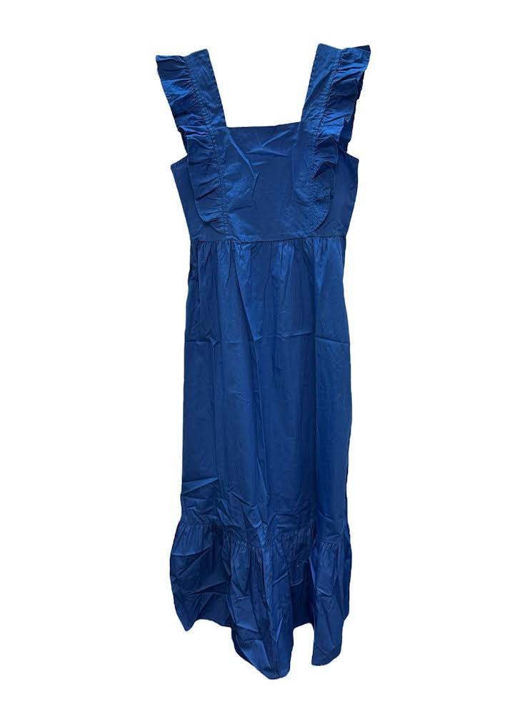 Molly Bracken Electric Blue Woven Dress MMLA1346CP 5102
