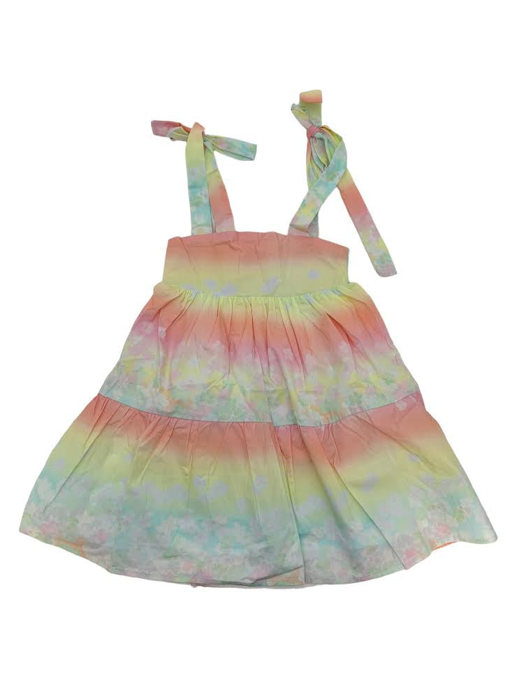 Kathleen Maeve Mini Molly Dress Falling Rainbow Floral 1072 5103