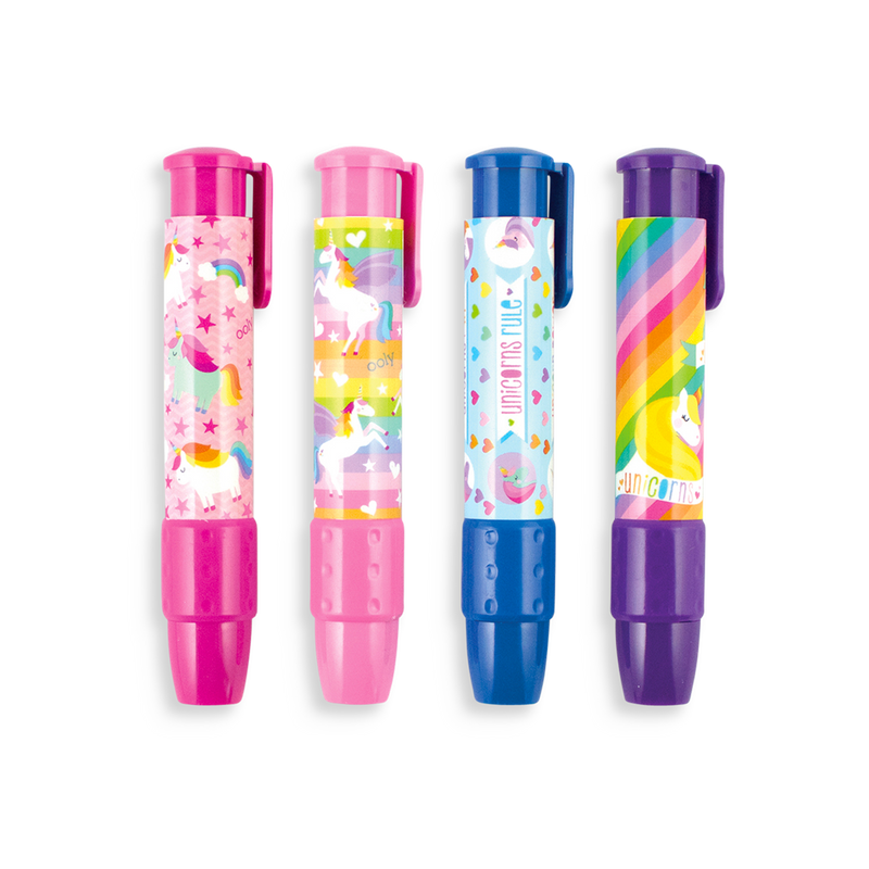 Ooly Click-It Unique Unicorn Erasers
