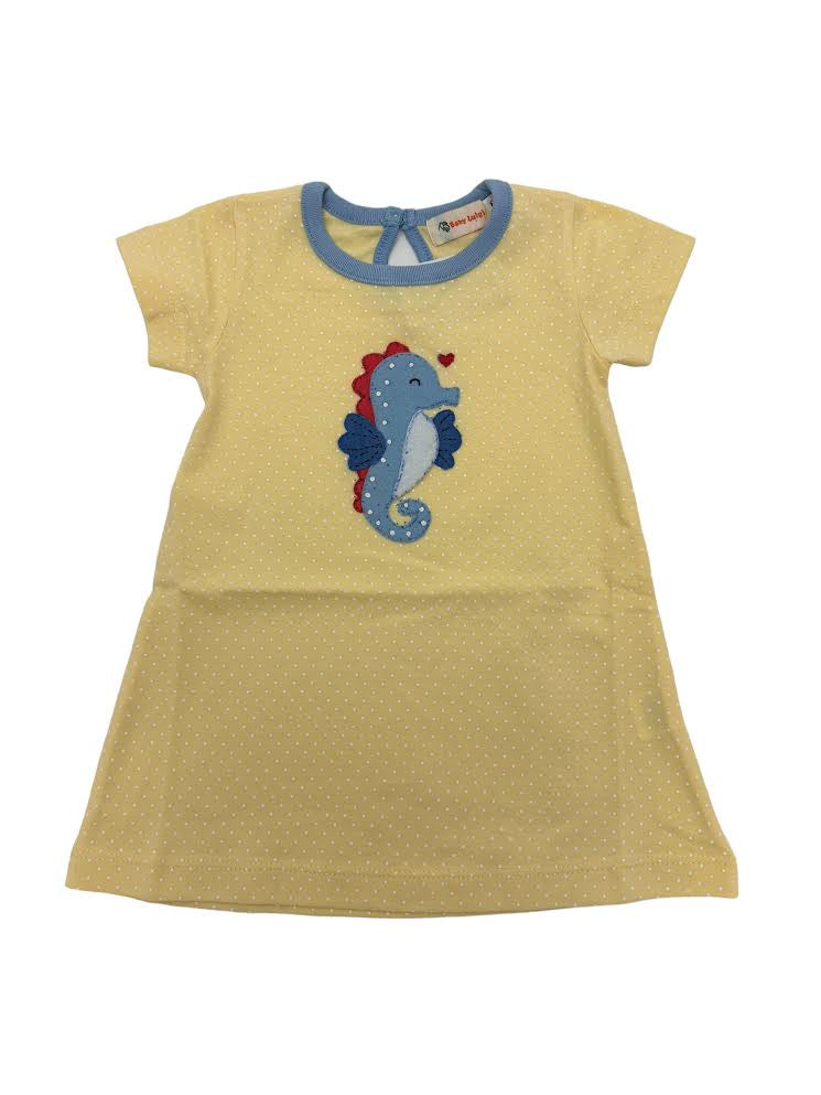 Luigi Seahorse W/Pale Yellow Sky Blue Dress IDD186P 5101