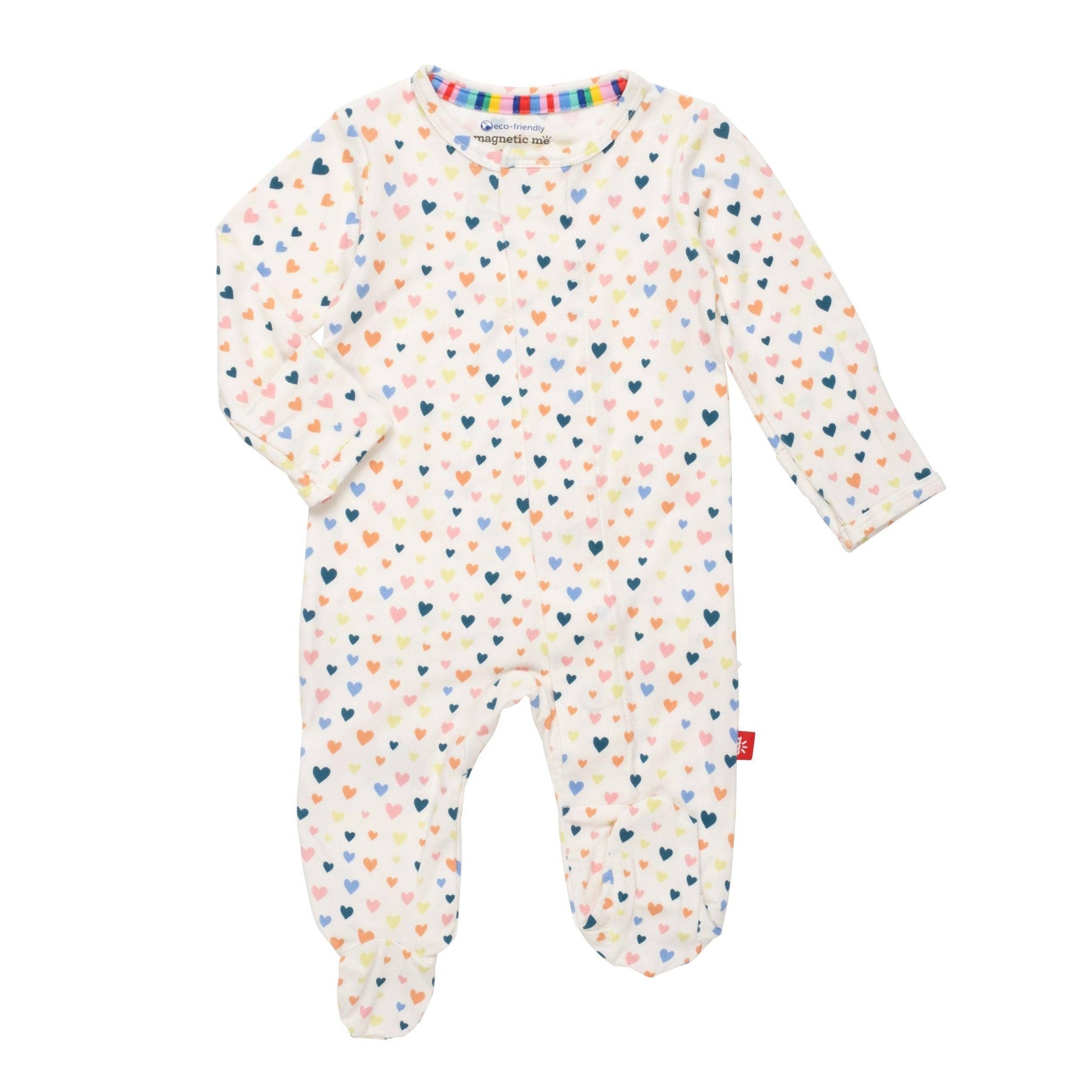 Magnetic Me Love at Furst Site Ruffle Butt Footie 5202