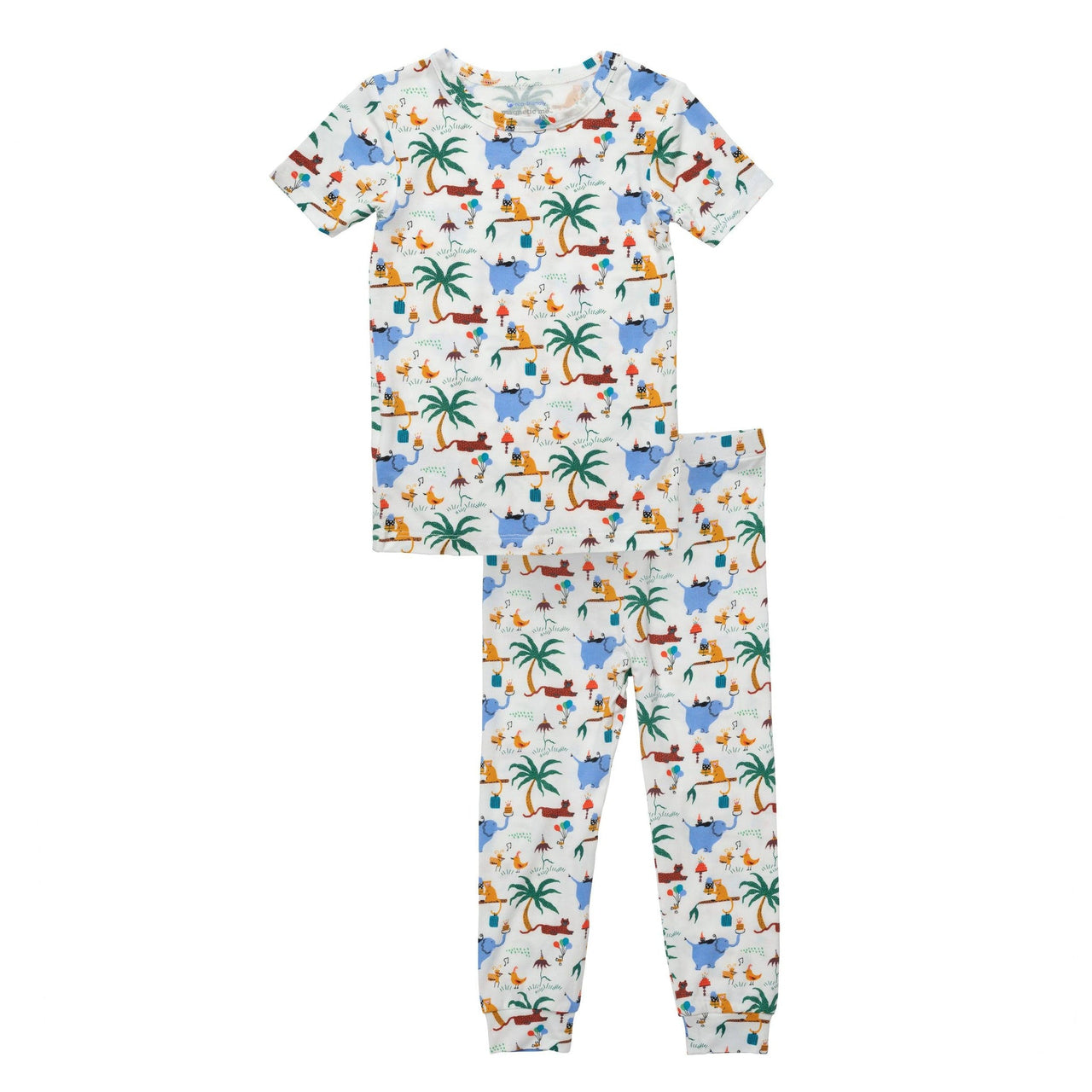 Magnetic Me Party Safari Modal Magnetic Toddler SS 2pc Pajamas 4295