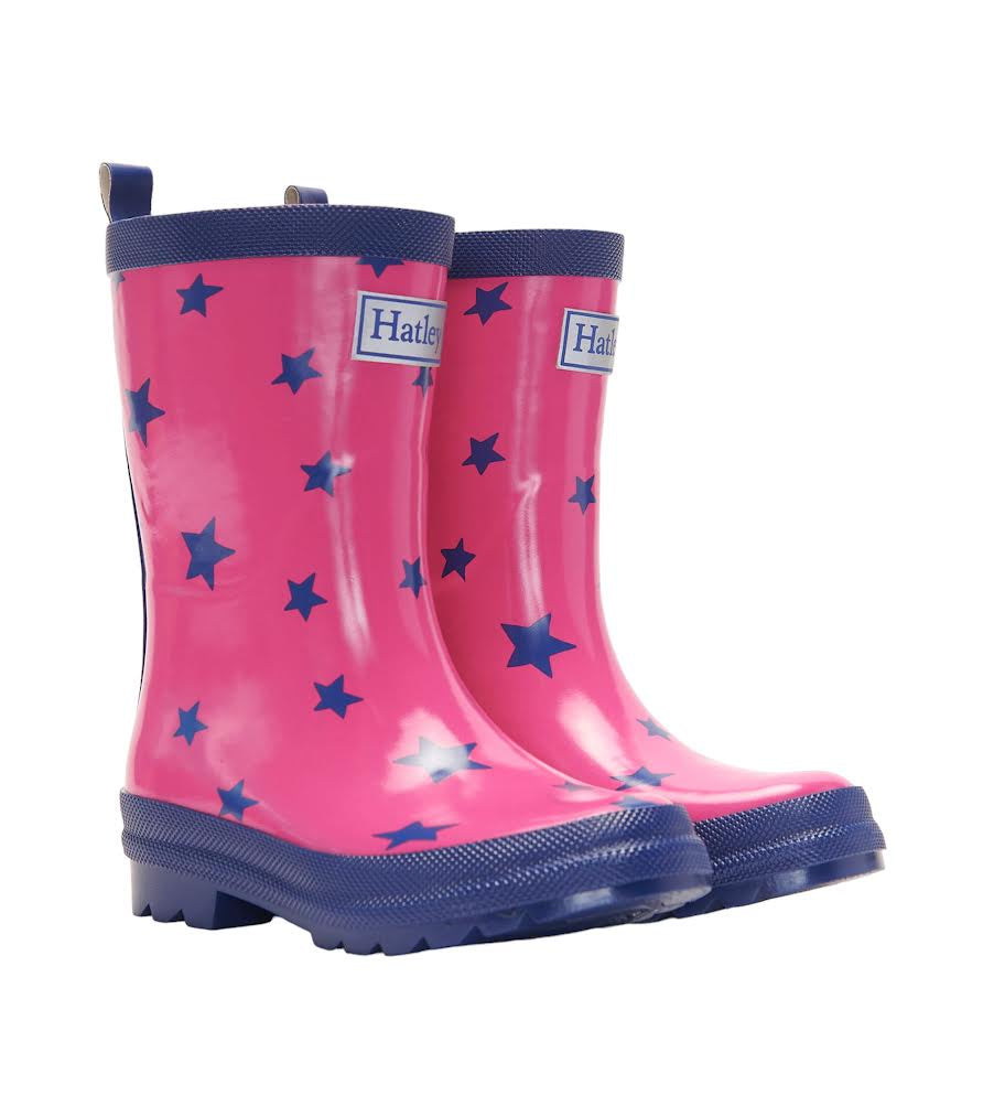 Hatley Glitter Stars Shiny Rain Boots F23GSK1366 5007