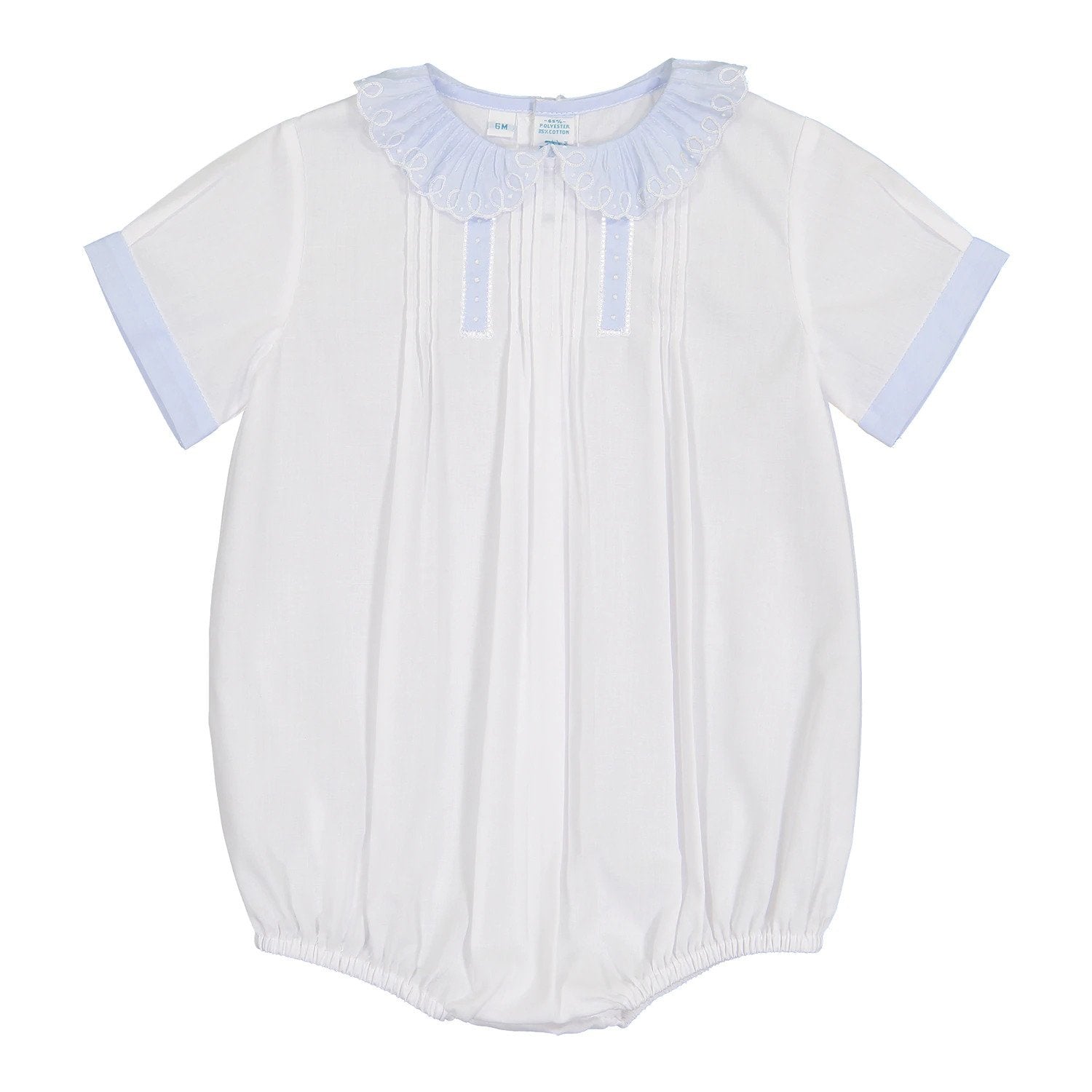 Feltman Brothers Boys Vintage Scalloped Collar Creeper 969/23978