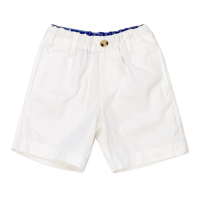 J.Bailey White Twill Shorts 1000-Pete-57 5202