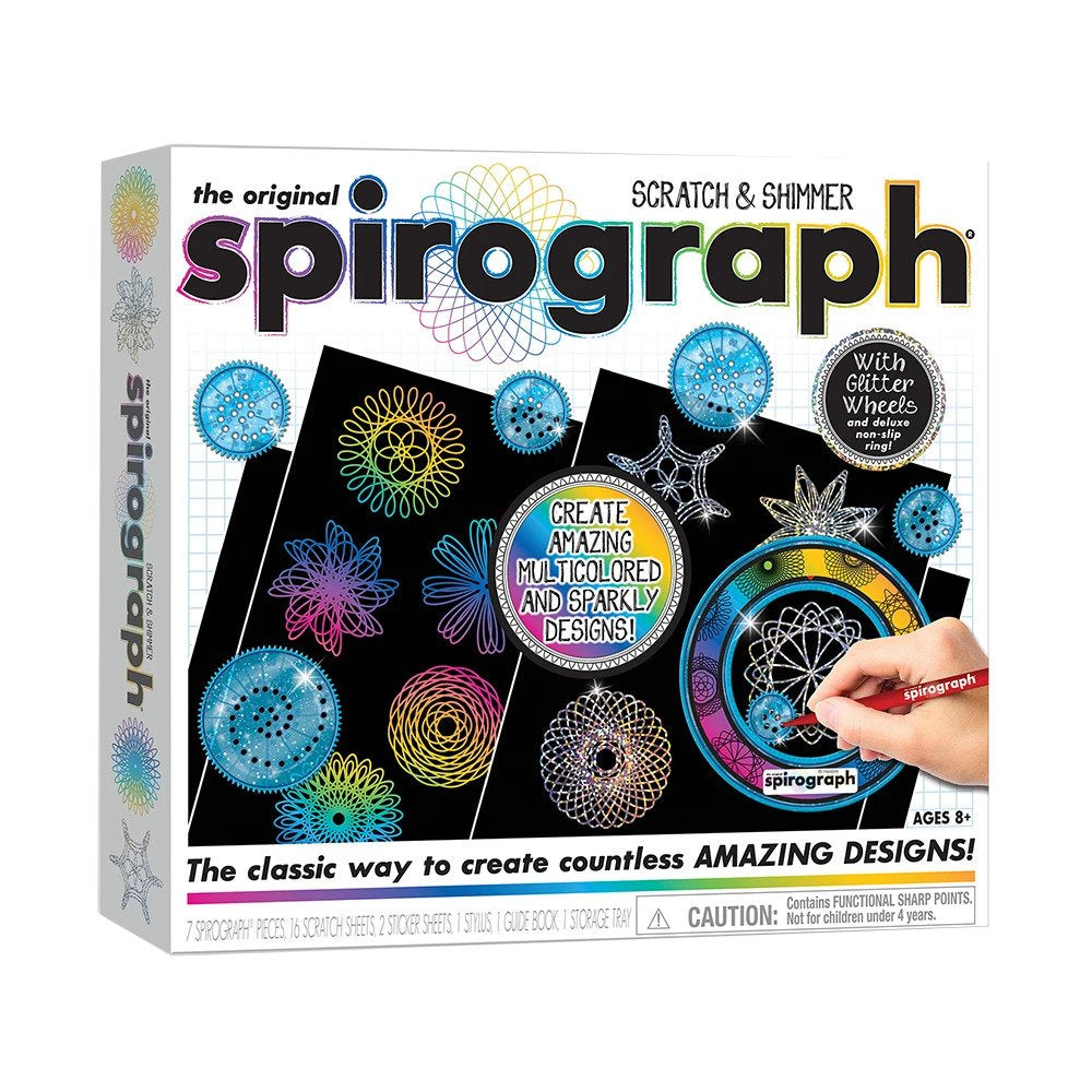 Play Monster Scratch & Shimmer Spirograph