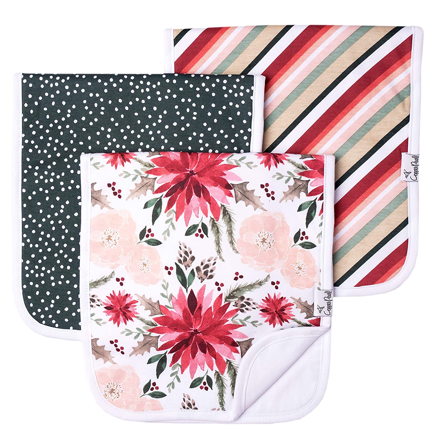 Copper Pearl Premium Burp Cloths