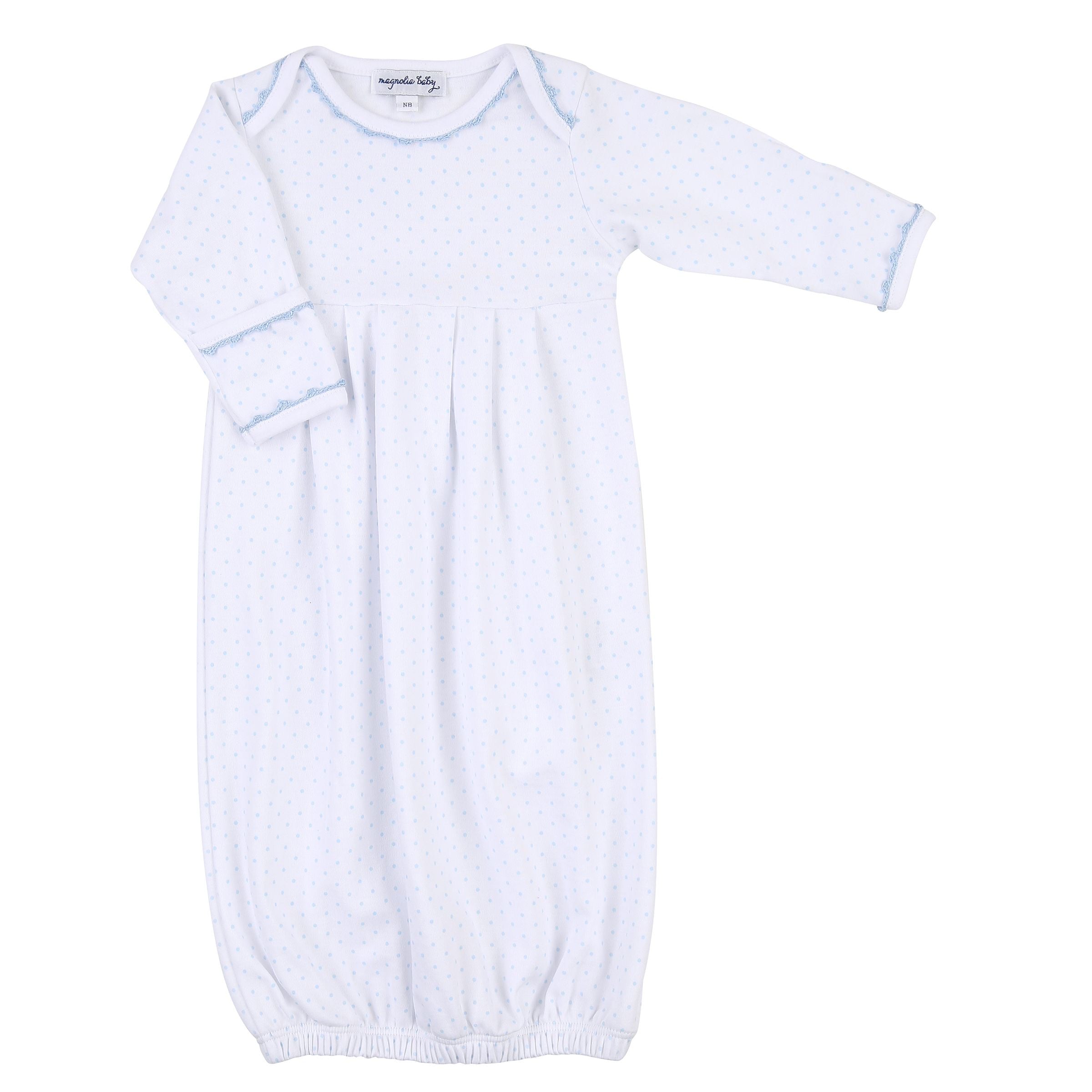 Magnolia Baby Bundle of Love Pleated Gown Light Blue 4491-336