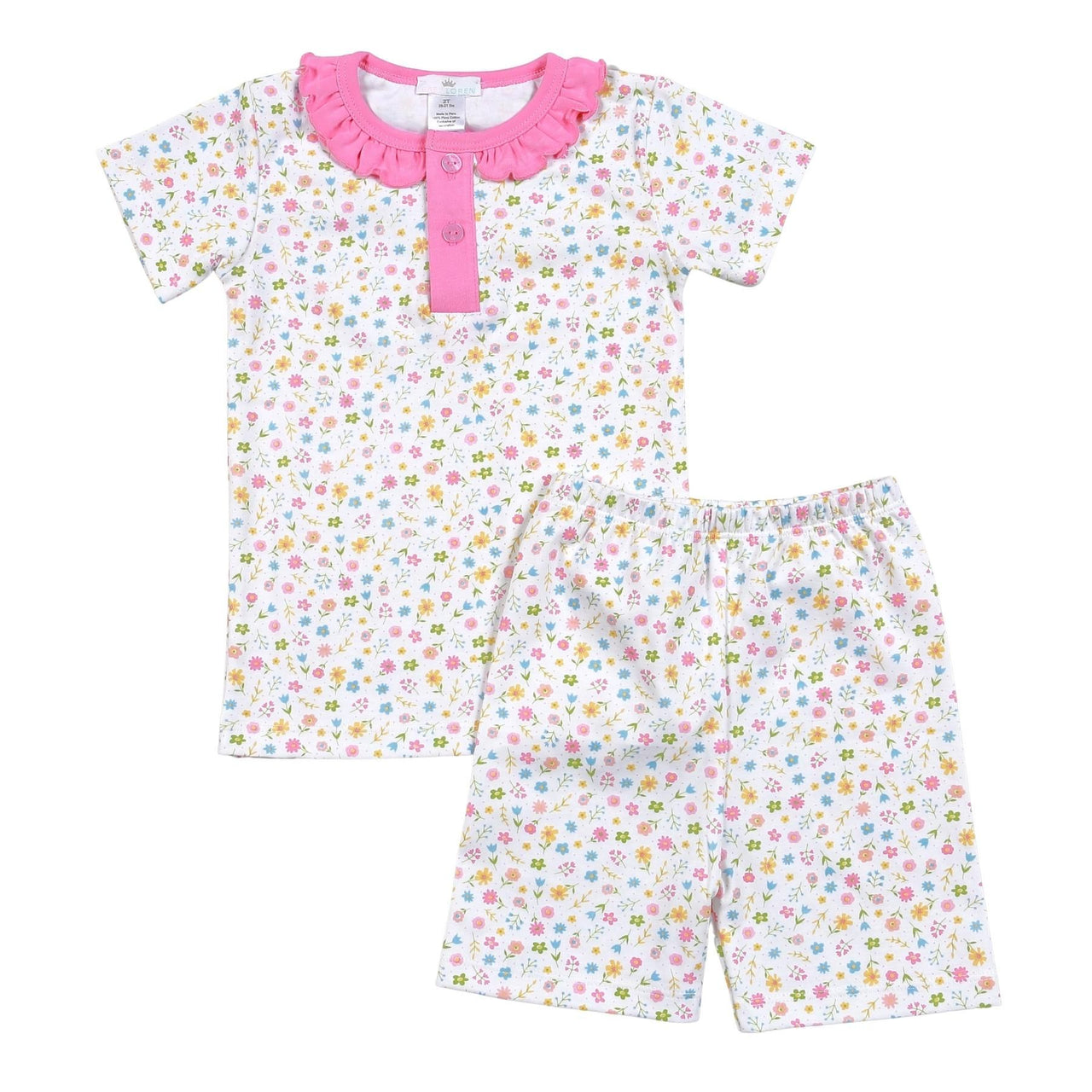 Baby Loren Ella Pink Floral 2pcs Loungewear ELL-099