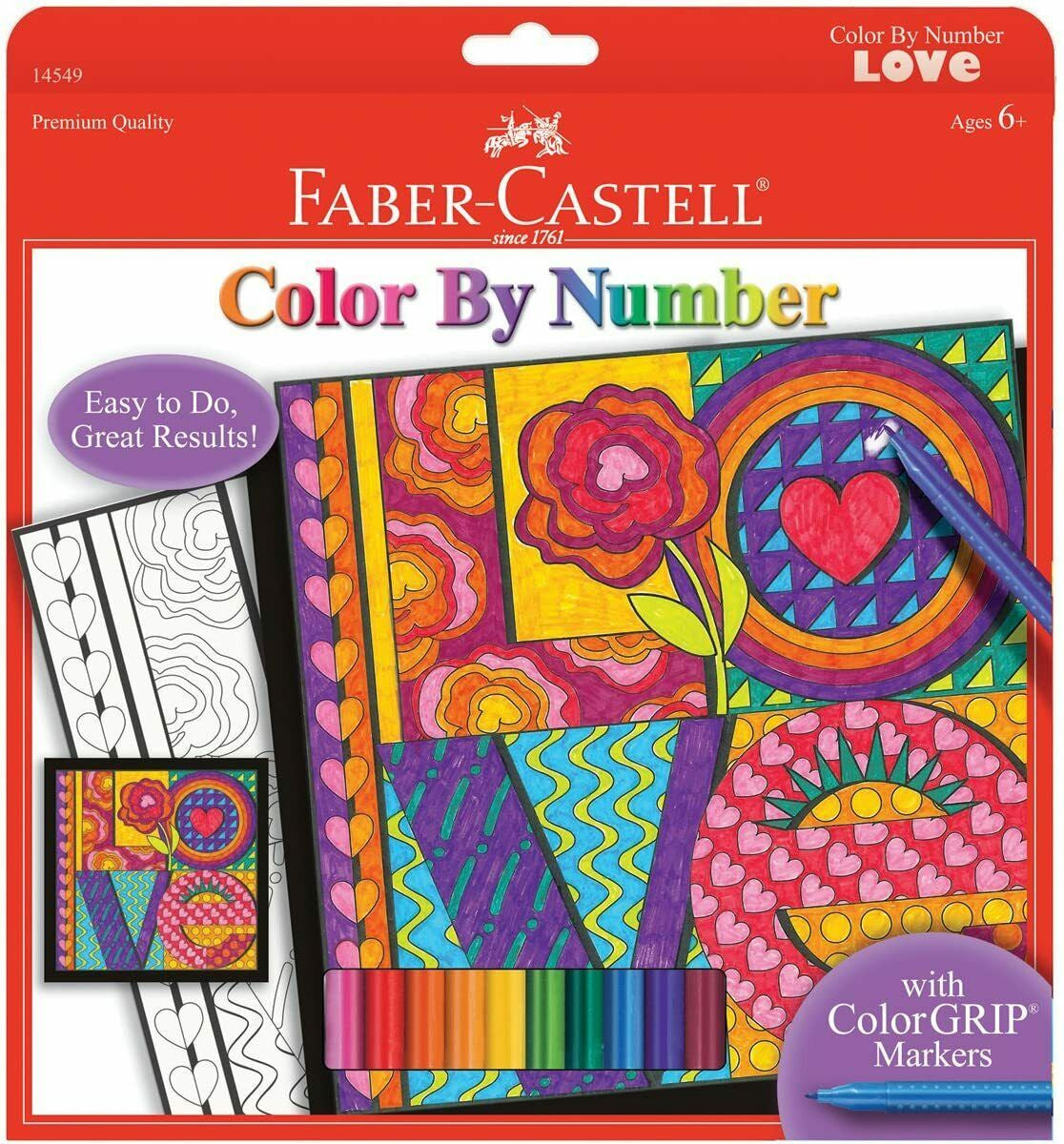 Creativity for Kids Color By Number Love