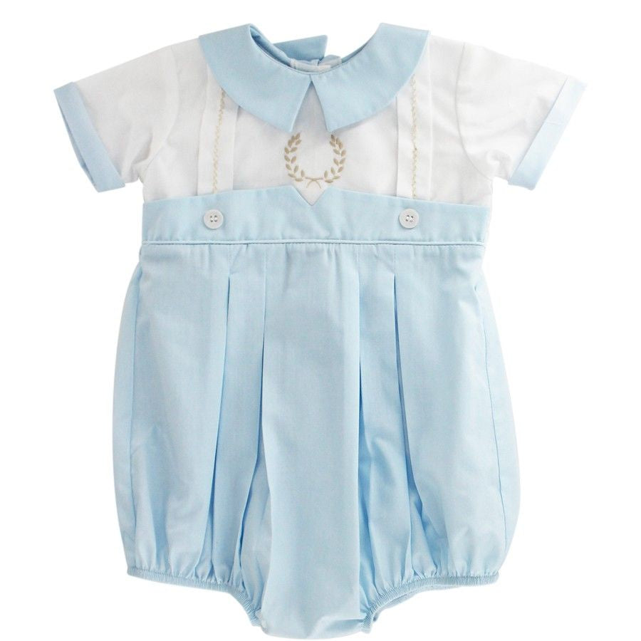 Bailey Boys Blue Heirloom Dressy Bub Short 24201-DBS 5101