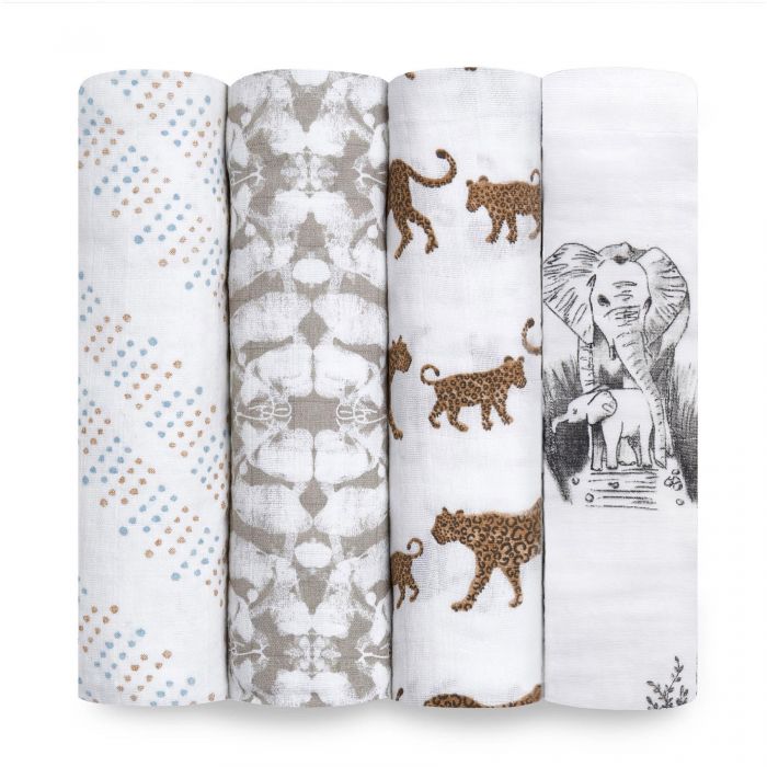 Aden & Anais 4-Pack Classic Muslin Swaddle