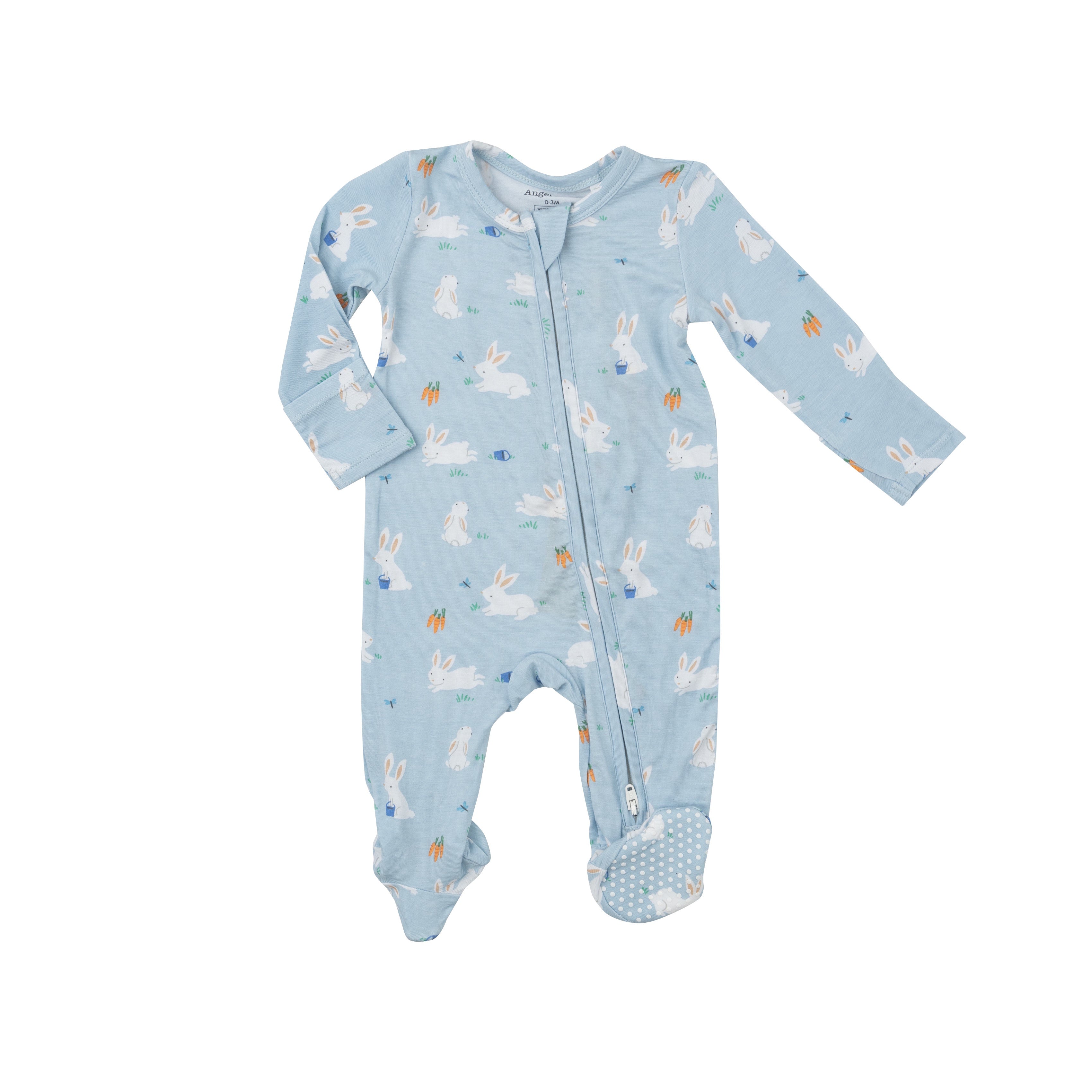 Angel Dear 2 Way Zipper Footie II Sugar Swizzle