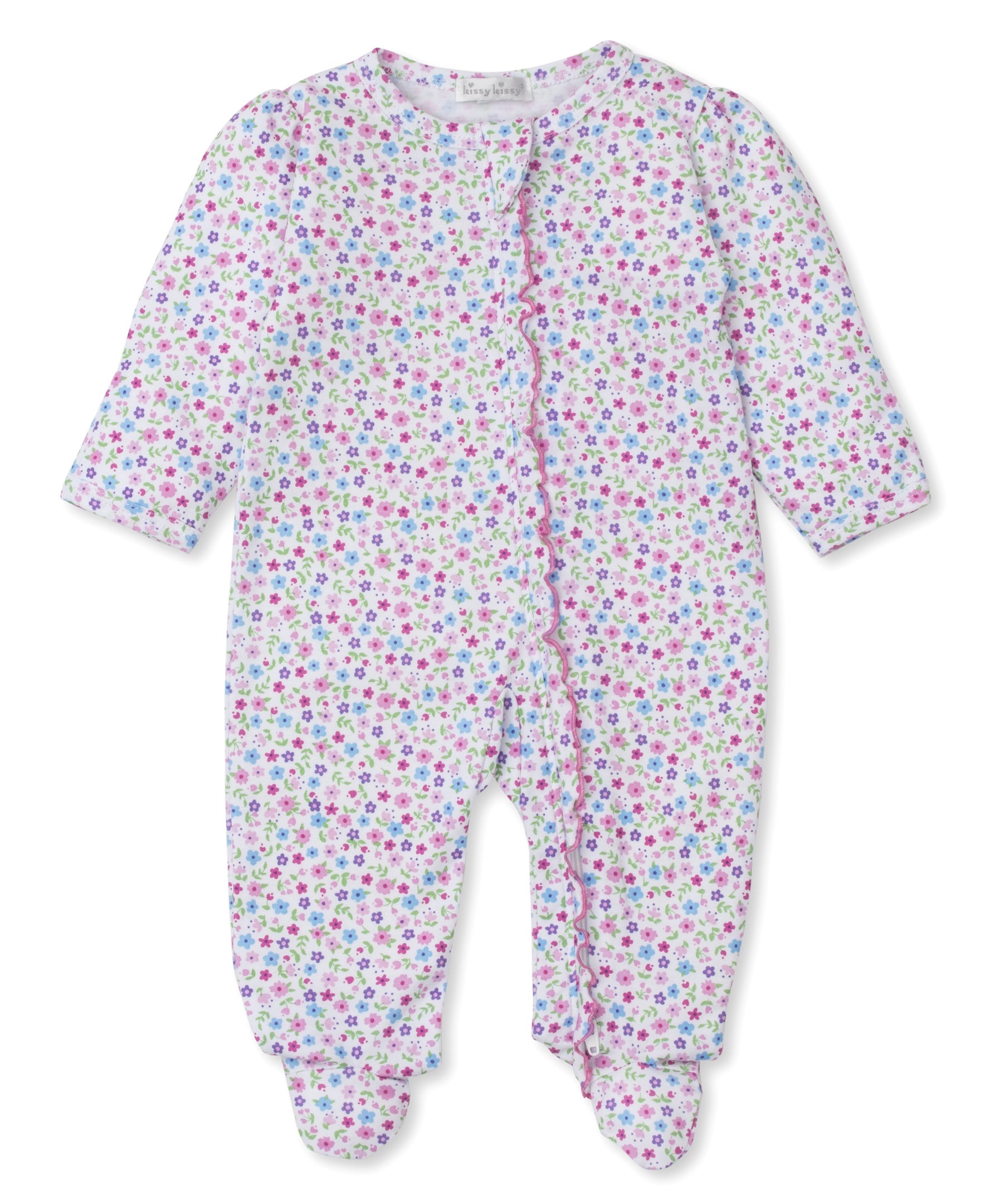 Kissy Kissy Flamingo Flower Fiesta Footie W/Zip KGQ10161N-K999 5102