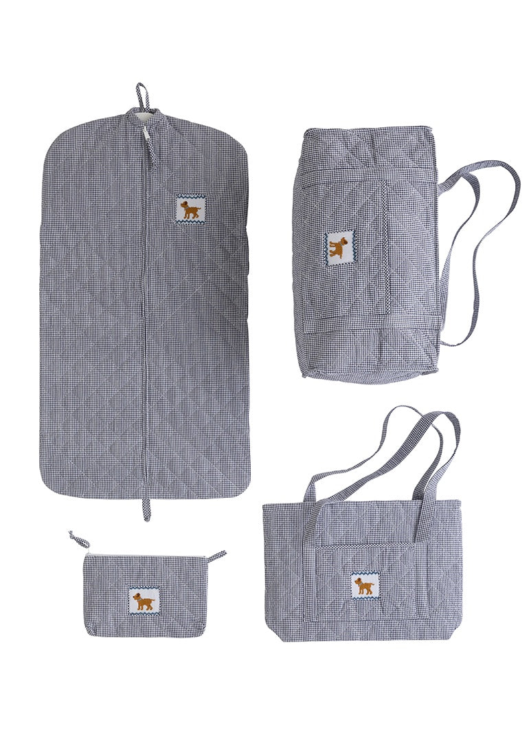 Little English Quilted Luggage Set Smocked