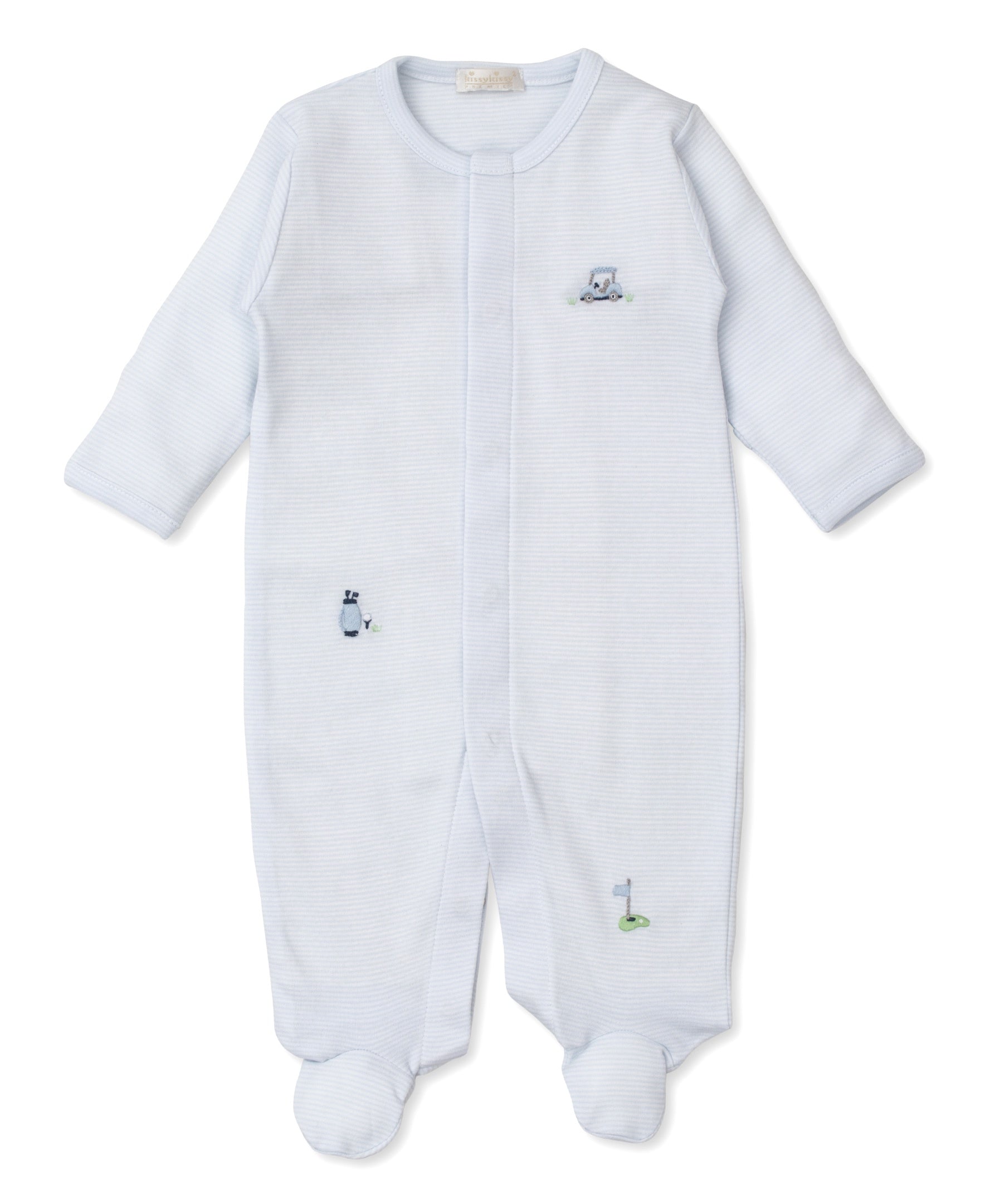 Kissy Kissy Premier Kissy Golf Club Footie W/Hand Emb STR KBQ10075N-K480 5012