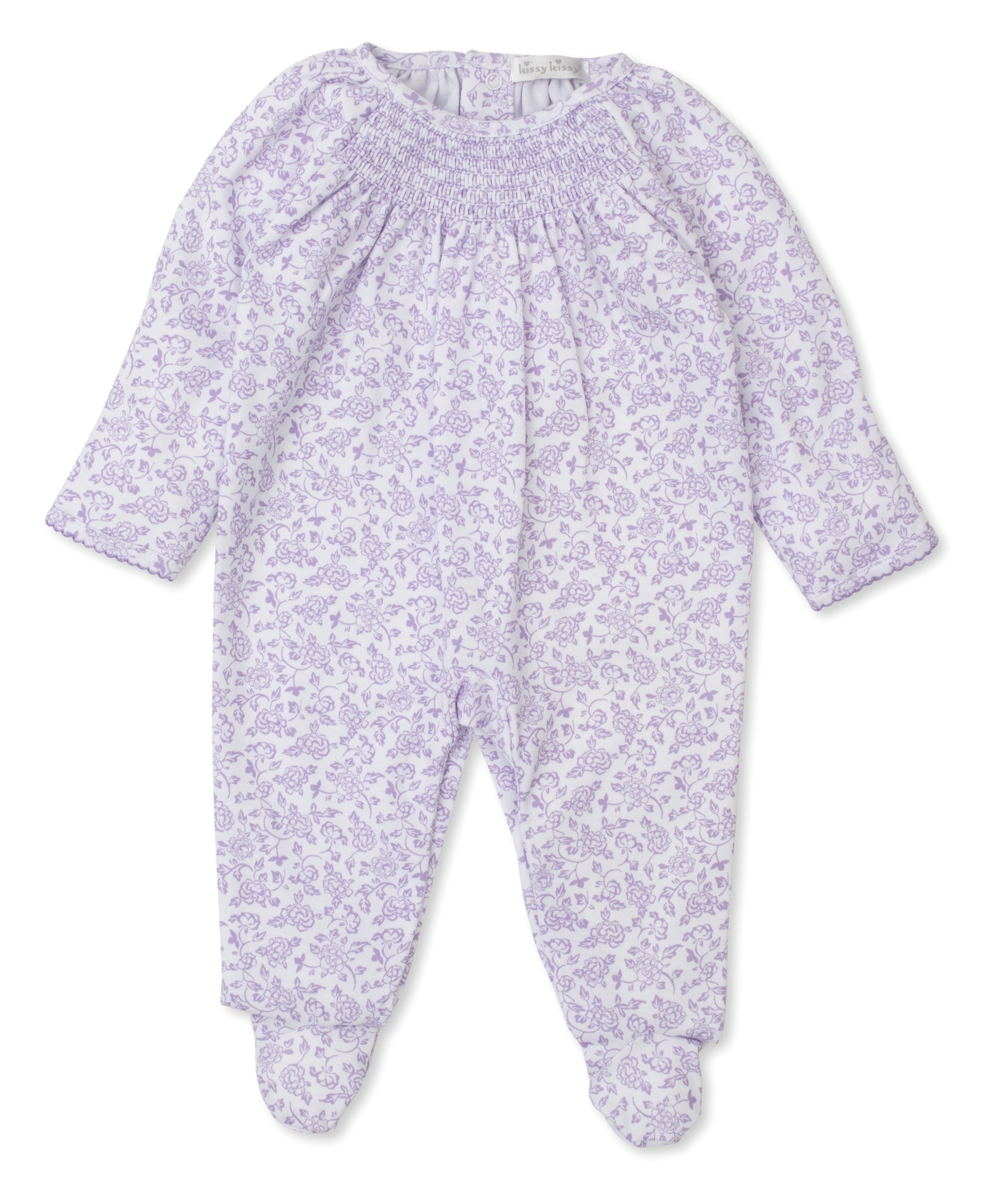 Kissy Kissy Blooming Vines Lilac Footie PRT KGQ10241N-K531 5101