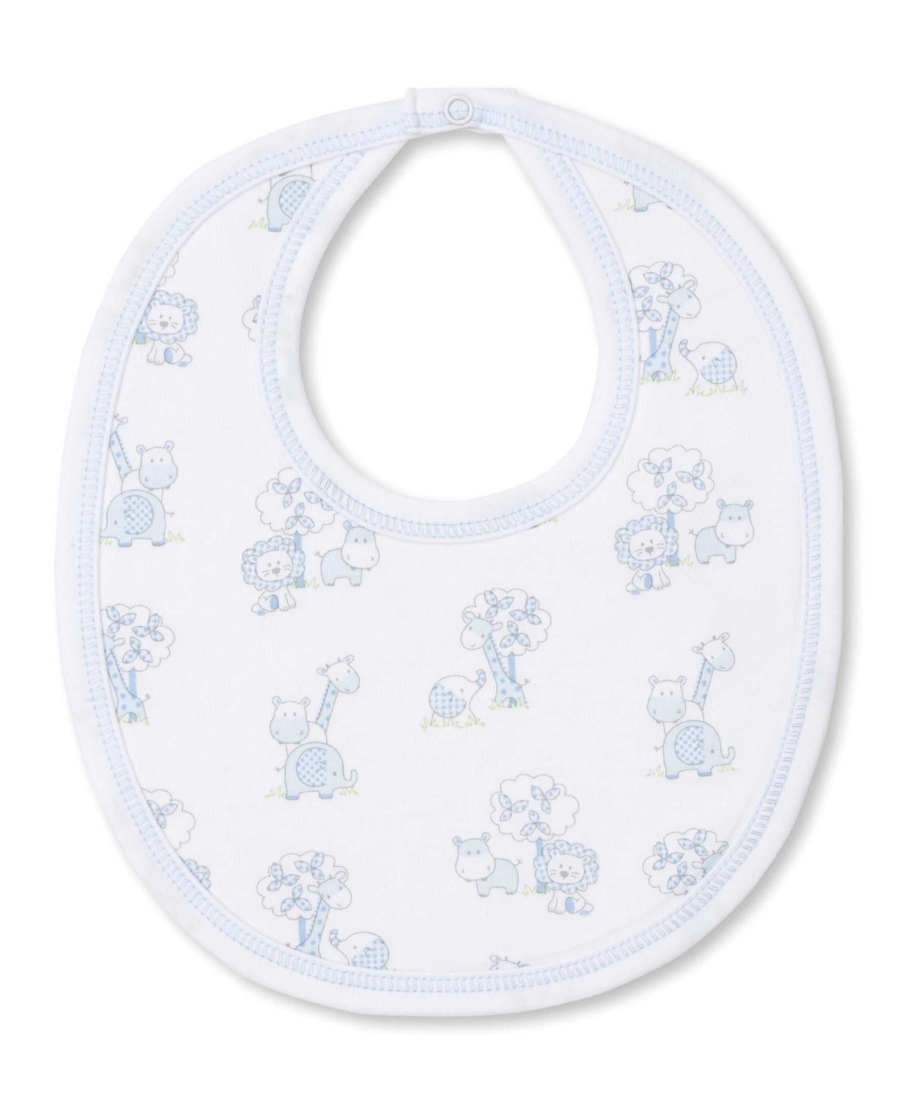 Kissy Kissy Gingham Jungle Bib 5101
