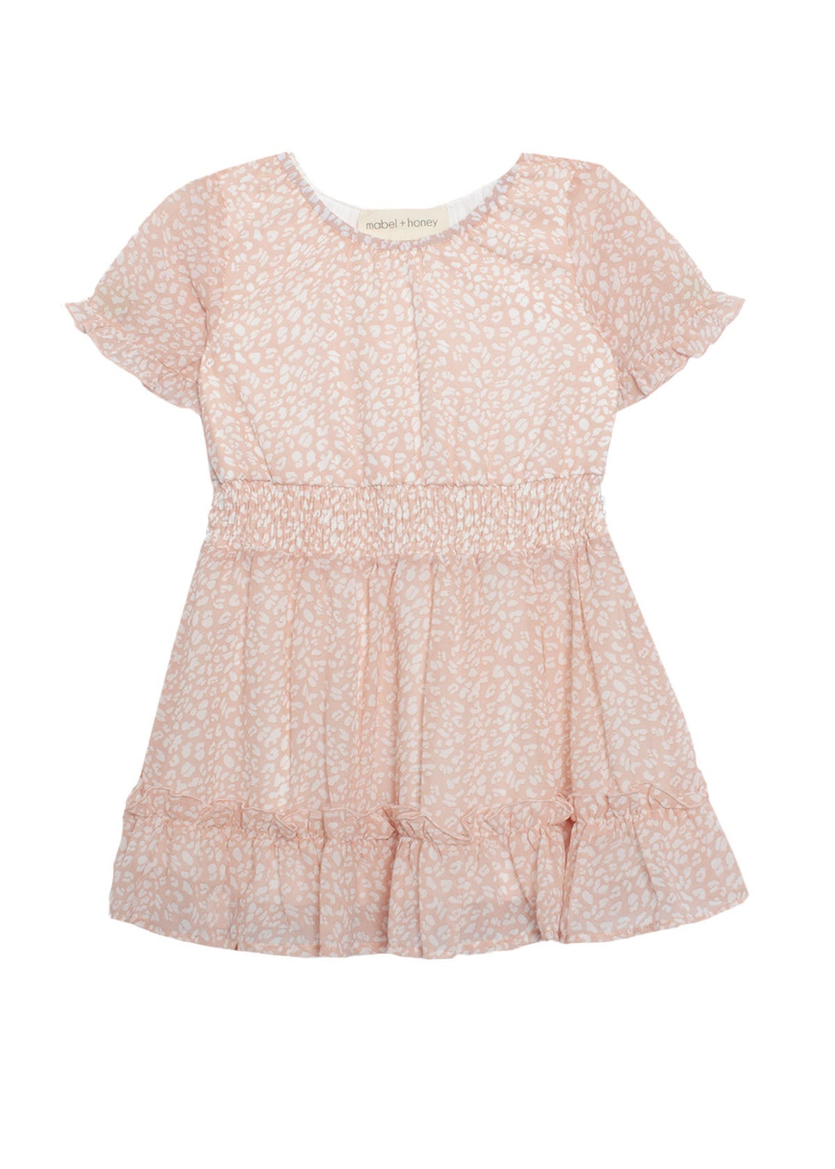 Mabel & Honey Wildflower Dress Pink 6617ME 5101