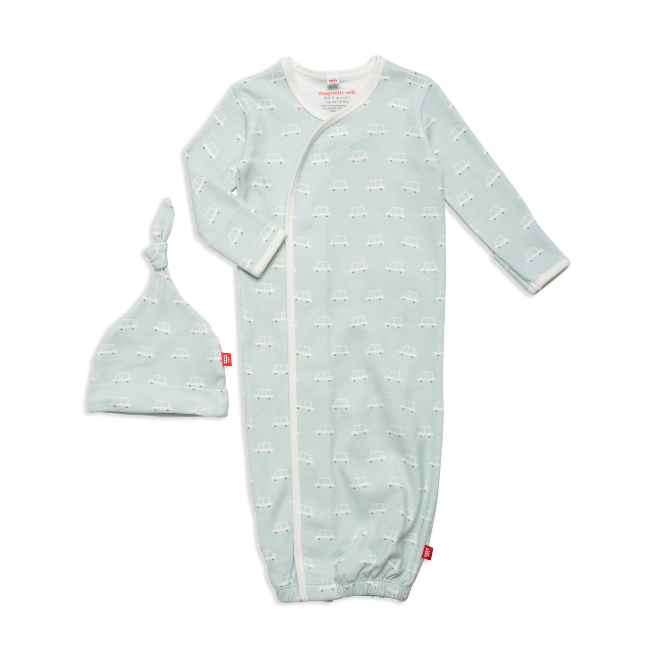 Magnetic Me Beep Beep Time For sleep Gown Hat set MS14OG02BB 5101