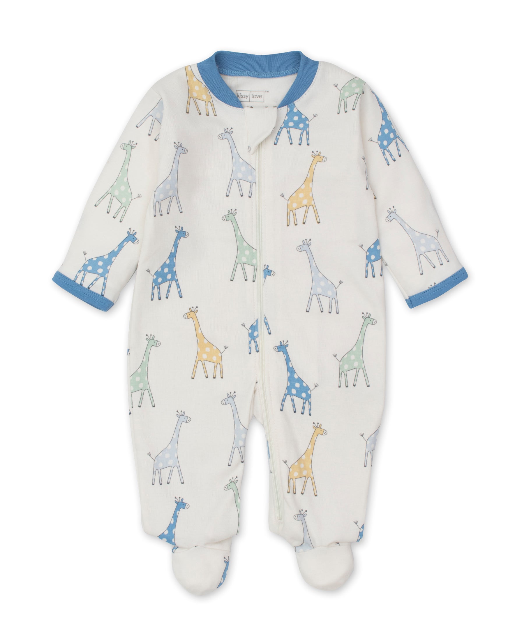 Kissy Kissy Giraffe Friends Footie W/Zip PRT