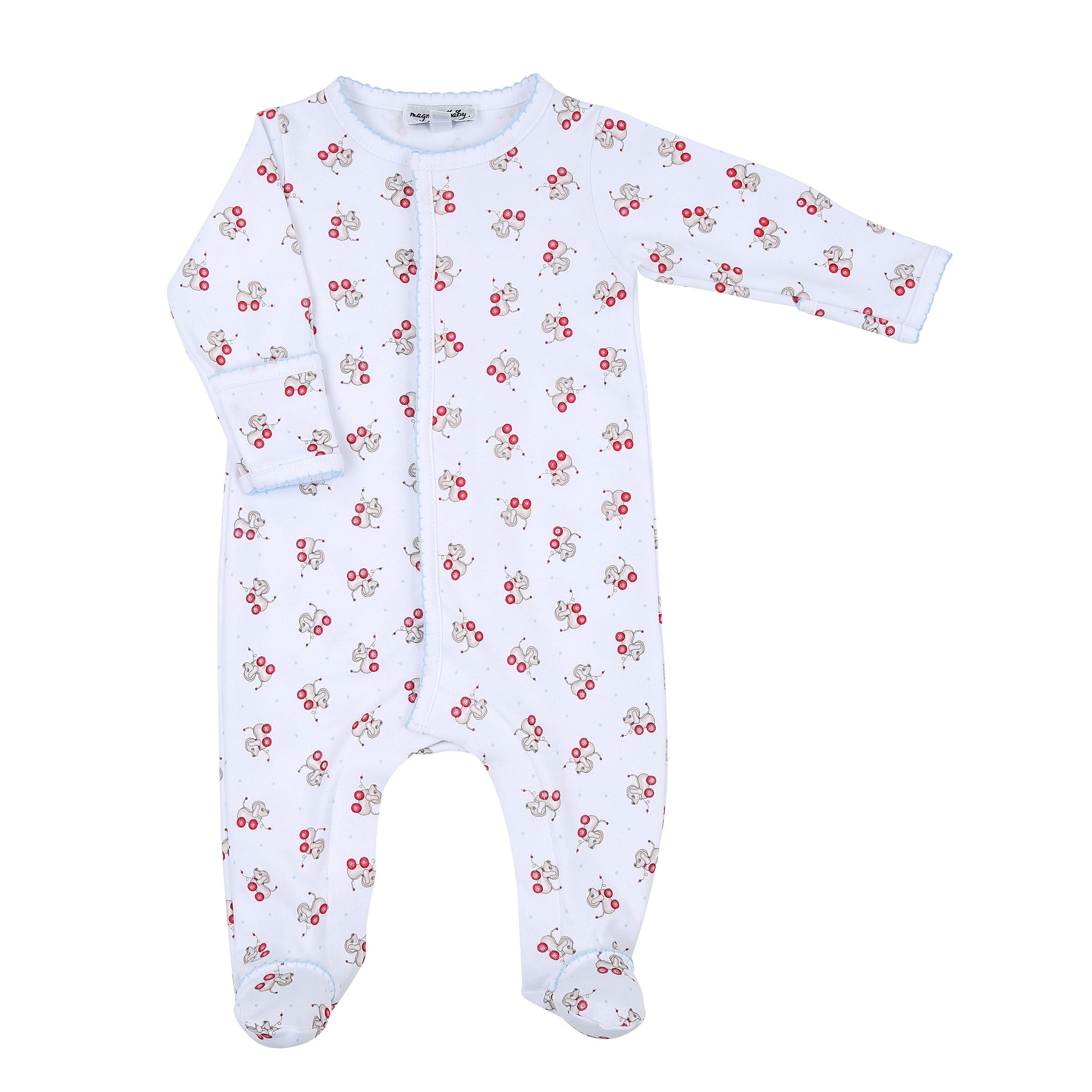Magnolia Baby Vintage Pulltoy Printed Footie 4342-404 5102