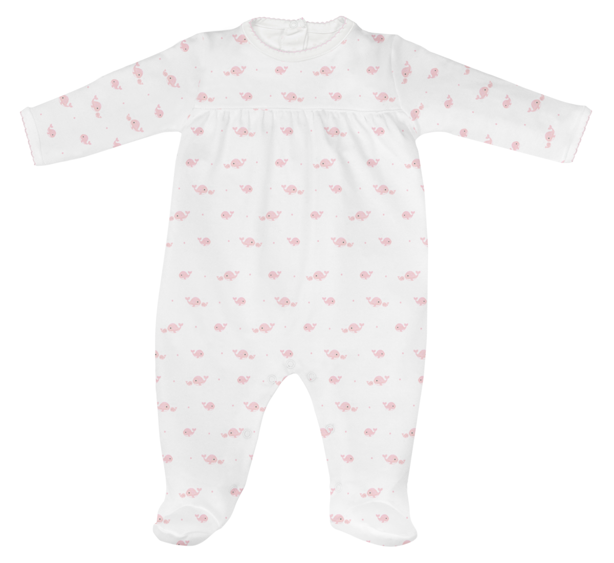 Lyda Baby Mom and Baby Whale Footie 5101