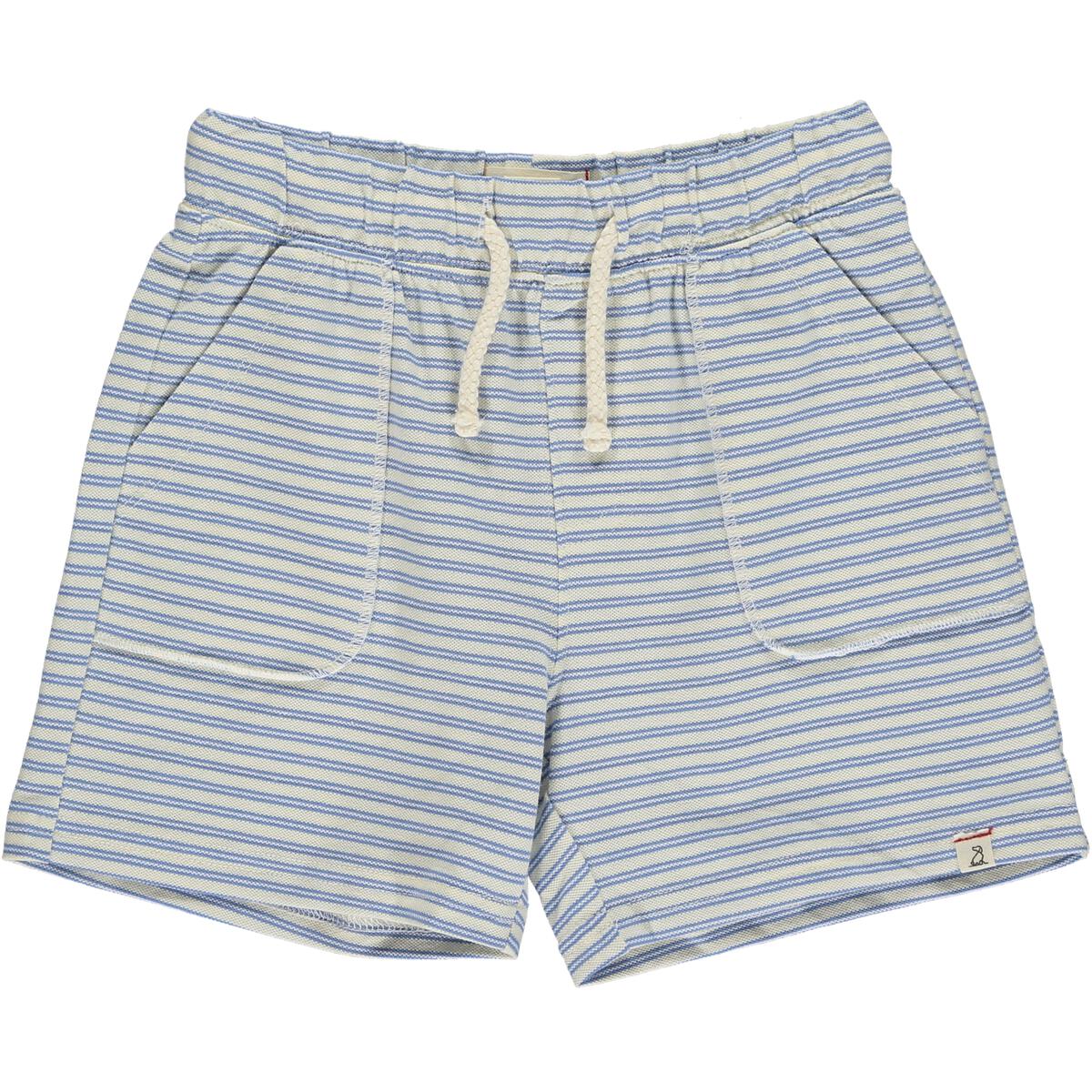 Blue gauze shorts with suspenders – Me & Henry