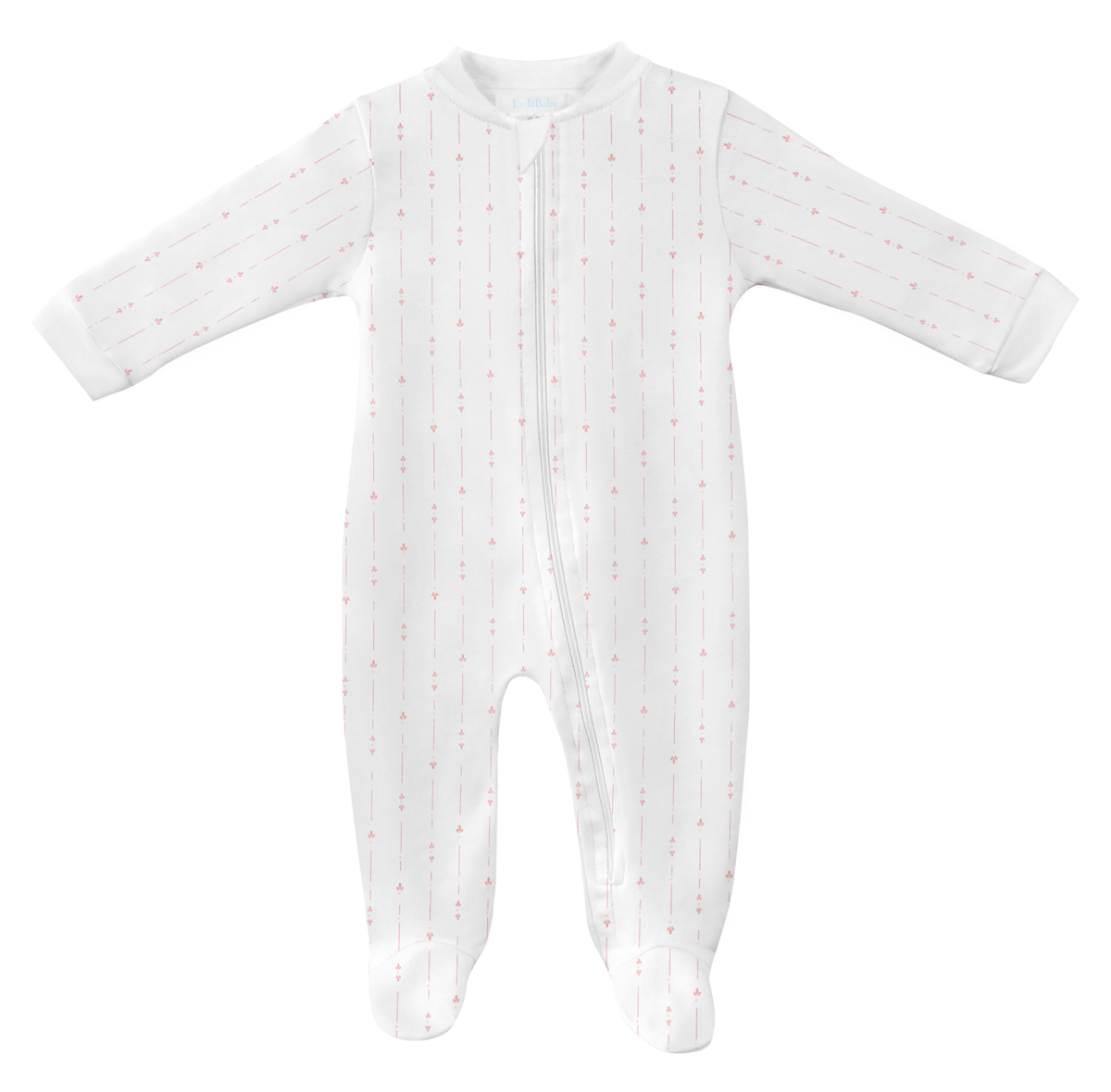 Lyda Baby Modern Fleur De Lis Footie 5101