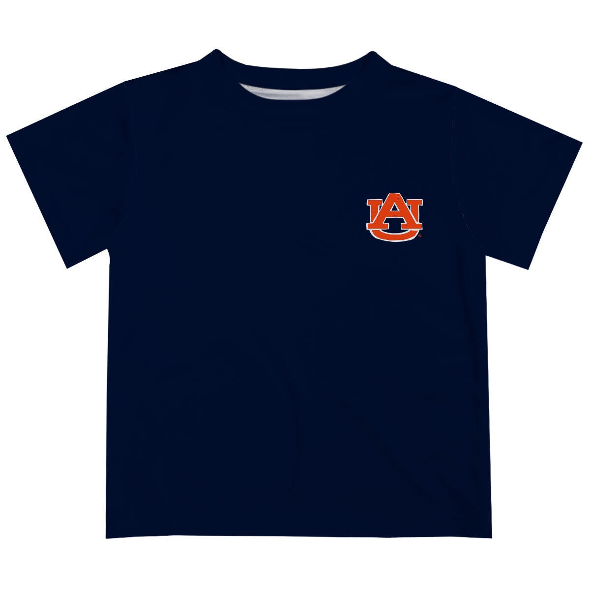Vive La Fete Auburn University Tigers Hand Sketched Impressions Artwork Boys Navy Short Sleeve Tee 5106