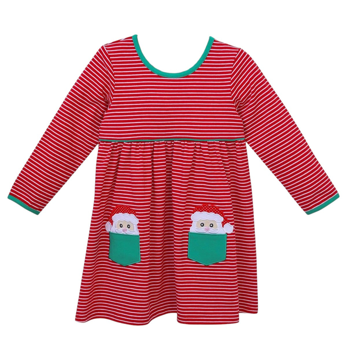 Trotter Street Kids Santa Pocket Dress TSK-01268 5108