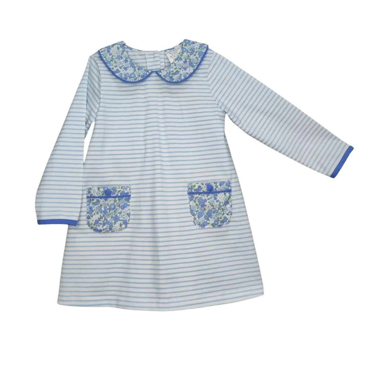 Whimsy Bay Addie Dress Bells of Blue 024 5108